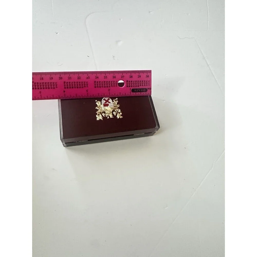 Vintage Lady Elgin Coat of Arms Velvet Lucite Acrylic Watch Case Only